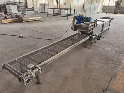 網帶（dài）輸送機案例